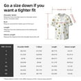 thumbnail image 5 of Fuzoiu Bee Print Men's Casual Short,Men's Short Sleeve Shirt,Mens Casual Button Down Shirts,Cuban Collar Summer Shirt for Beach, Vacation, and Outdoor Activities-XX-Large, 5 of 5