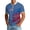 v#125Blue591, variant on Men'S T-Shirt American Flag Stars And Stripes Graphics U.S.A. Print Short Sleeve Collar Half Zip Freedom For 4th Of July Sunset Gathering Breathable Tee,Blue,S