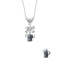 thumbnail image 2 of Delight Jewelry Resin Koala Bear Silver tone Bow Heart Necklace, 2 of 4