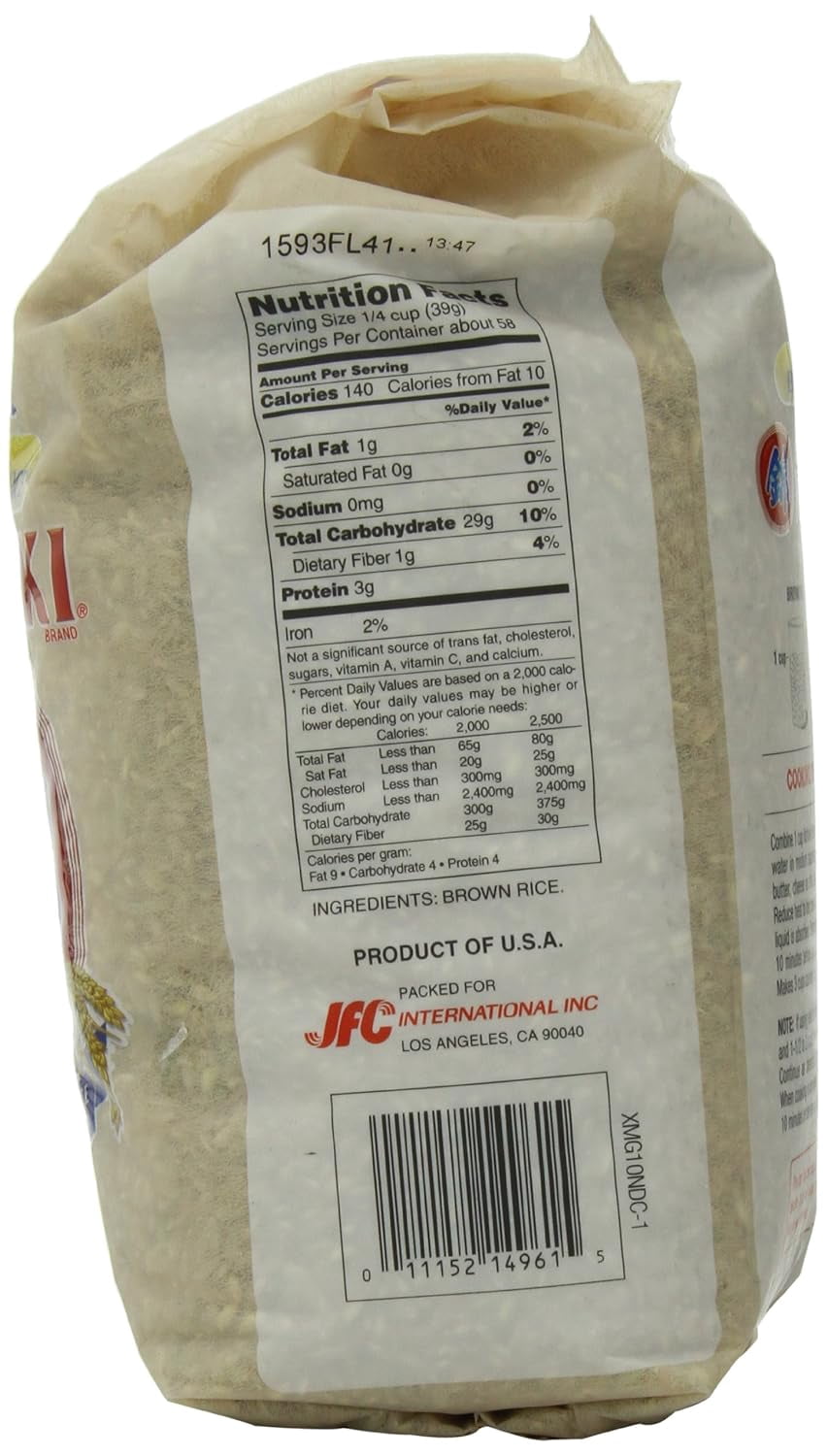 Nishiki Premium Brown Rice, 10 Pounds (2 Bags of 5 Lb)