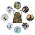 thumbnail image 6 of Sikiie Humming Bird Drawstring Backpack Drawstring Bags, Draw String Back Bag for Sports, Gym, Travel, Swimming, Beach-Small, 6 of 6