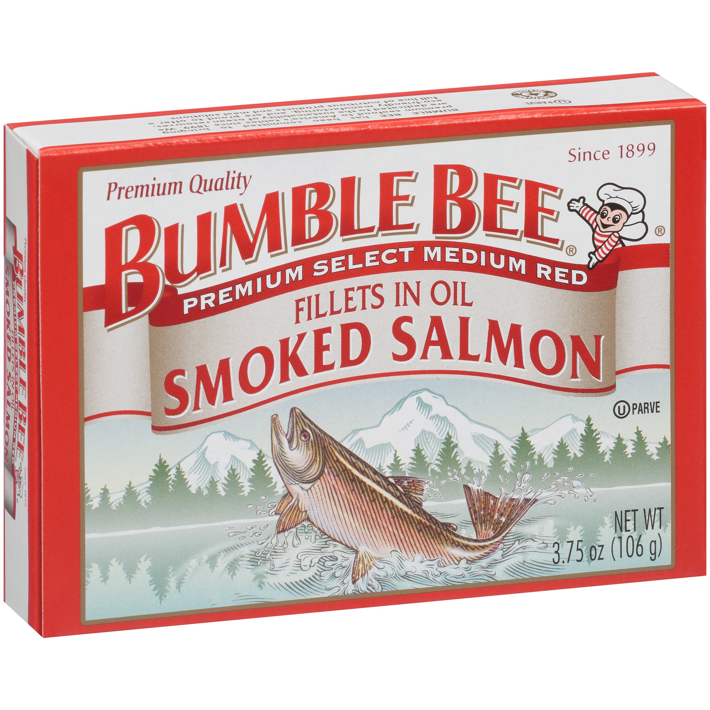 Bumble Bee Smoked Salmon Fillets In Oil, 3.75 oz by Bumble Bee Seafoods