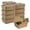 Kraft / 98 oz / #4 / 200 Count, variant on Bio Tek 45 oz Rectangle Kraft Paper #8 Bio Box Take Out Container - 6 3/4" x 5 1/2" x 2 1/2" - 200 count box