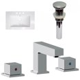 thumbnail image 1 of American Imaginations 23.75-in. W 3H8-in. Ceramic Top Set In White Color - Overflow Drain Incl. AI-32514, 1 of 9