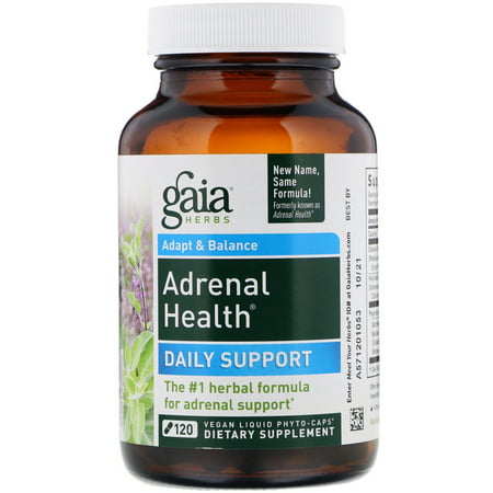 Gaia Herbs Gaia SystemSupport Adrenal Health, 120 (Best Herbs For Heart Health)