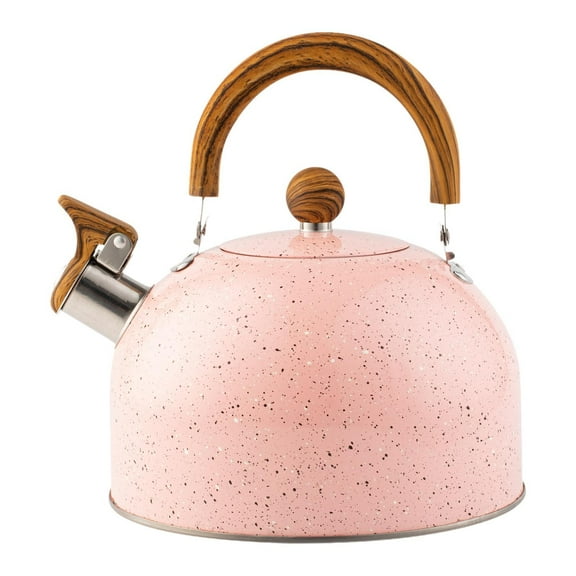 TISHITA Stainless Steel Whistling Kettle Whistle tops Tea Pot 3L Button Control Outlet Hot Water Tea Kettle for Cooker Induction