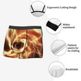 thumbnail image 3 of Fotbe orange lightning Men’s Total Support Pouch Boxer Briefs, X-Temp Cooling, Moisture-Wicking Underwear, Regular, Long-leg and Trunk-Large, 3 of 5