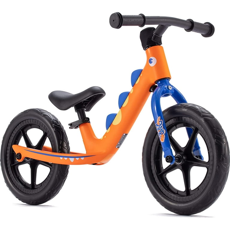 RoyalBaby Dino Kids Balance Bike Toddler Beginner Lightweight Sport Training Bicycle 12 Inch Wheel Age 2 to 4 Orange Walmart