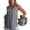 41#Gray, variant on Halter Neck Spaghetti Strap Camisole Top Women Built In Bra Pleated Loose Flowy Casual Sleeveless Tank Tops Complexion M