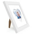 thumbnail image 6 of Americanflat 6" x 6" Picture Frame with Heart-Shaped Mat - White, 6 of 8