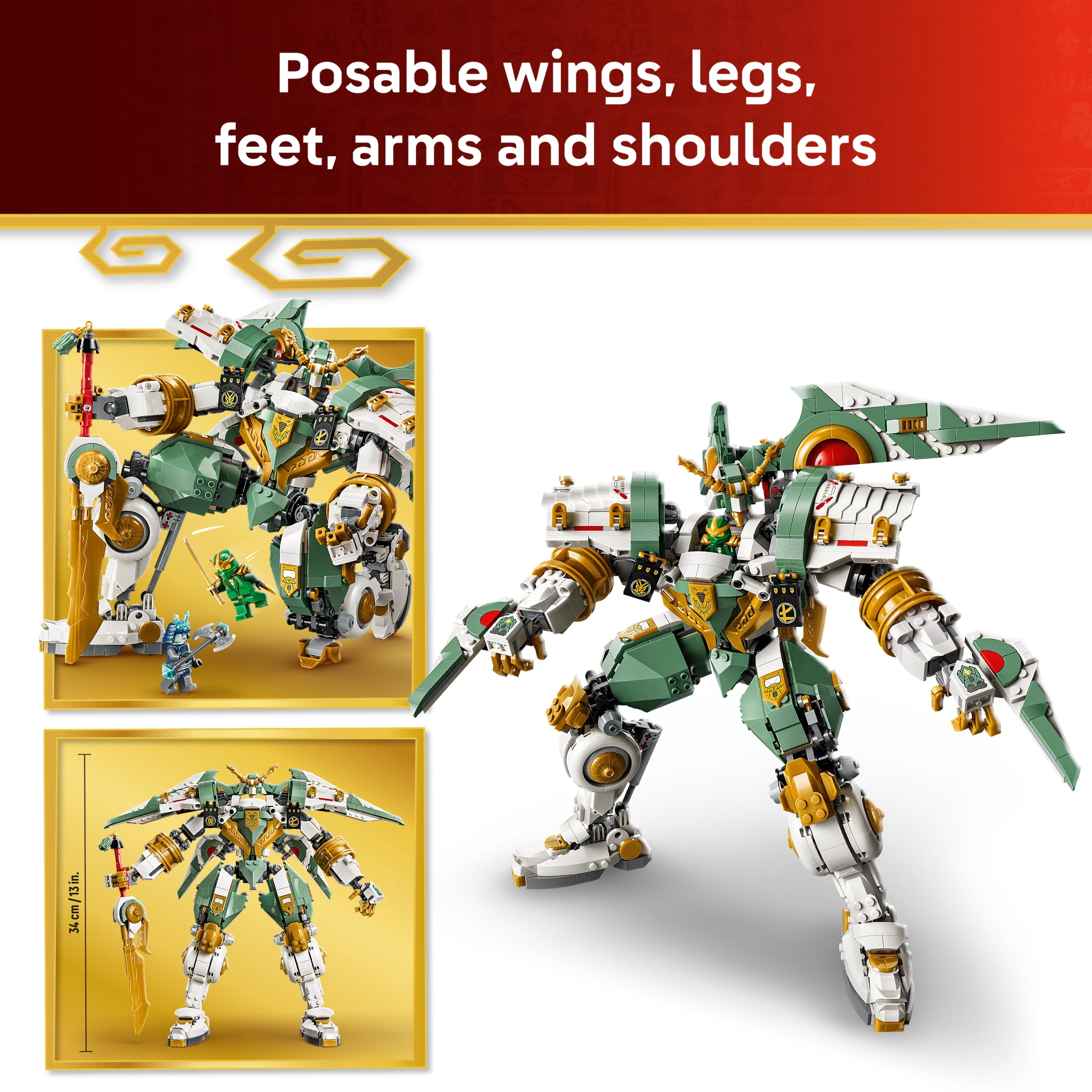 LEGO NINJAGO Lloyd's Titan Mech, 71860, 1293 Pieces - Walmart.com