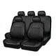 thumbnail image 3 of Funda de asiento de coche de una sola línea con rombos acolchados y bordados en cuero sintético y cuero sintético para Europa y Estados Unidos, 3 of 6