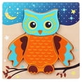 thumbnail image 5 of Rompecabezas de Madera YONGSHENG para Niños Pequeños de 1 a 3 Años Paquete de 6 Animales, 5 of 5