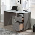 thumbnail image 6 of Pemberly Row Engineered Wood Single Pedestal Desk in Ashen Oak, 6 of 12