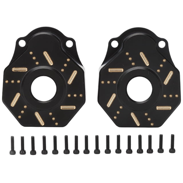 Cubierta de Portal de nudillo de dirección de control remoto, cubierta de carcasa de accionamiento de Portal exterior de latón resistente para coche Traxxas RC, 2 uds.