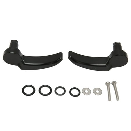 2024 1 Pair Saddlebag Latch Kit Anodized Finish Saddle Bag Lifter for Ultra Limited FLHR FLHT FLHX FLHTK 2014 to 2023 Black