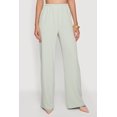 thumbnail image 3 of Women's Crepe Knit High Waisted Wide Leg Pull On Pants, 3 of 4