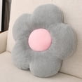 thumbnail image 2 of 1pc 45-80cm New Flower Pillow Toy Soft Cartoon Sunflower Plant Stuffed Doll Chair Cushion Sofa Mat Kids Lovers Birthday Giftsbeige blue80cm Deng Xun unisex, 2 of 2