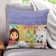 thumbnail image 1 of Casa de Muñecas de Gabby Fundas de almohada de terciopelo con tema, regalos de funda de almohada, decoración para el hogar, cojín de lanzar, regalo de cumpleaños para fans y parejas. 45cm x 45cm., 1 of 6