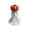 A001- Clear, variant on Halloween Candle Holder, Cute Ghost Decor 3.5 Inch Tea Light Candle Holder Spooky Halloween Decor for Halloween Party Tabletop Home Display, 1 Pack