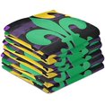 thumbnail image 4 of SKYSONIC Mardi Gras Kitchen Towel 18"x28" Set of 6,Super Soft Absorbent Hand Towel Tea Towel Tableware Cleaning Rag for Kitchen, Home, Hotel, Beach, Bathroom, Gym, 4 of 7