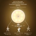 thumbnail image 2 of Luz de inducción del cuerpo humano circular con puerto de carga tipo C, luz de noche USB con control remoto magnético inteligente, 2 of 5