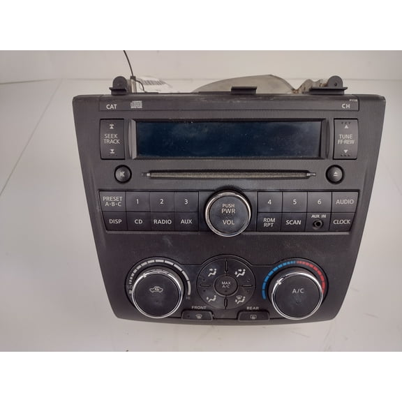 Pre-Owned 07 08 09 Nissan Altima AM FM CD Radio Receiver Temperature Controls OEM - Verify Specific Vehicle Fitment In Description - (Good)