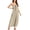 Beige, variant on Qiopertar Women's Casual Sleeveless Backless Slip Dress Round Neck Loose Fit Lounge Wear Solid Color Maxi Dress, Green XL