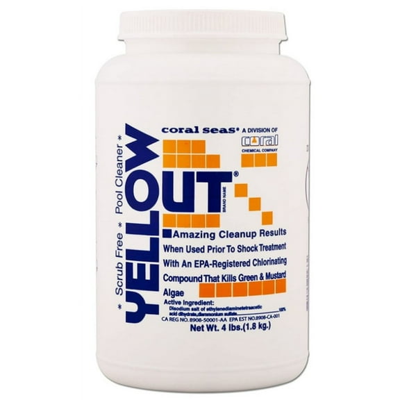 Natural Chemistry Yellow Out Swimming Pool Stain Remover, 4 lbs