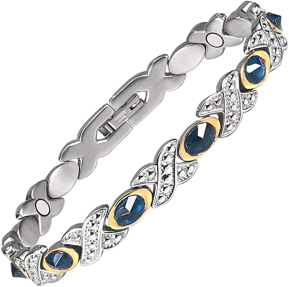 Wollet Bracelet for Women Ladies, Gold Stainless Steel