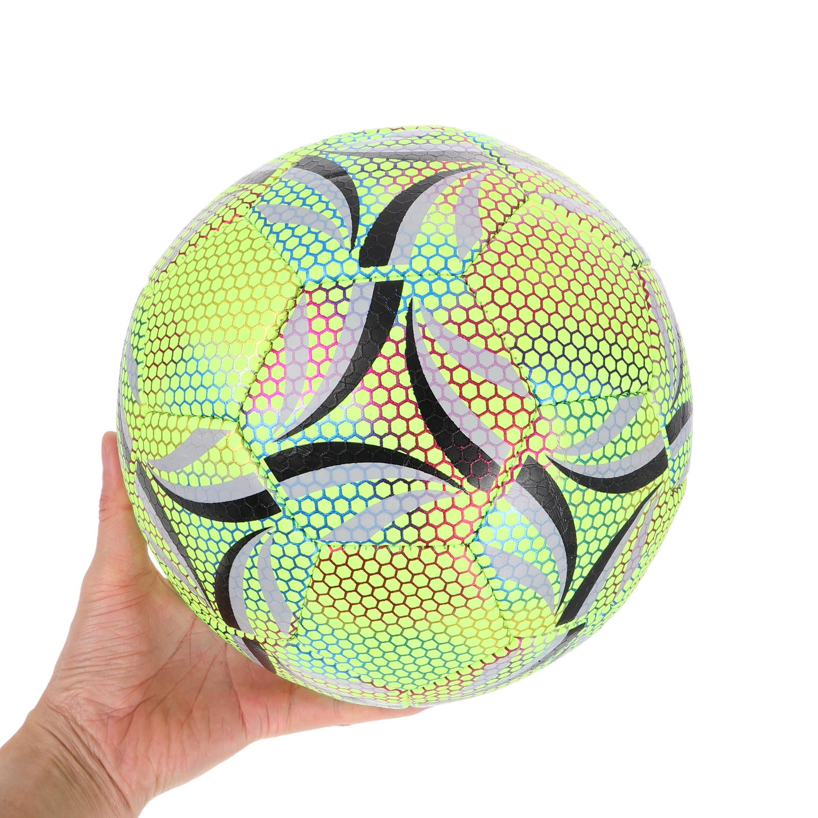 WRISTBIQUE Glow in Dark Soccer Ball for Training with Enhanced Visibility and Durable Design