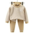 thumbnail image 5 of UAYOTSE Baby Toddler Boy Clothes Fall Winter Outfit Long Sleeve Sweatshirts Pants Set 6 9 12 18 24 Months 3T 4T 5T Boy Clothes(5-6 Years,B185-Khaki), 5 of 5