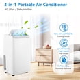 thumbnail image 2 of Ourlova 3-In-1 Portable Air Conditioner 9200 BTUs (14,000BTU ASHRAE) Quiet AC Unit with Window Kit, 2 of 10