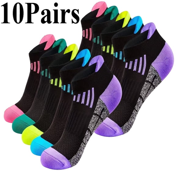 10Pairs Ankle Socks Lightweight Breathable Thin Socks for Casual Daily Socks