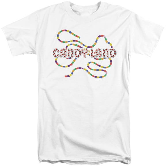Candy Land Candy Land Board S/S Adult Tall 18/1 T-Shirt White