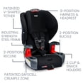 thumbnail image 3 of Britax Grow with You ClickTight Harness-2-Booster Car Seat, 2-in-1 High Back Booster, Black Contour, 3 of 5