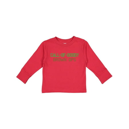 

Inktastic Call Of Doody: Brown Ops Gift Toddler Boy or Toddler Girl Long Sleeve T-Shirt