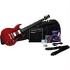 Silvertone Rockit 21 Electric Guitar Package, Wine Red