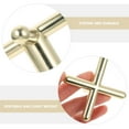 thumbnail image 3 of Homoyoyo 1 Set Pool Cue Storage Rack Golden Cross Shape for Professional Design and Height, 3 of 7