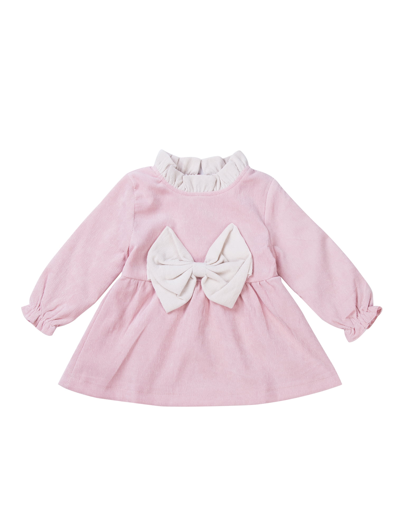 Details about   Toddler Dresses Party Clothes Baby Girls Long Sleeve Cat Stripe Zipper Princess