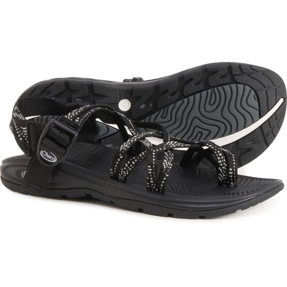 Chaco Women's Z/Volv X2 Textile Sandals, Black, Size 7, 1 Pair