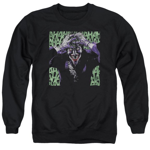 Batman Insanity Adult Crewneck Sweatshirt Black