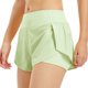 thumbnail image 1 of Pantalones cortos para correr para mujer 2 en 1 con bolsillo y capa de cobertura de cintura ancha, 1 of 8