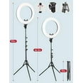 thumbnail image 6 of ESDDI 18inch LED Ring Light with Stand for Camera, YouTube, Makeup, Portrait Shooting, 6 of 8