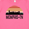 thumbnail image 4 of Inktastic Memphis Tennessee Skyline Retro Sunset Boys or Girls Baby T-Shirt, 4 of 5