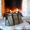 thumbnail image 6 of WHITEDUCK TUFF Large Firewood Carrier 21 Oz. Heavy Duty Waxed Canvas Log Carrier Holder for Fireplace, Carrying Wood Indoor & Outdoor, 6 of 8