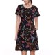 thumbnail image 1 of Disketp Humming Bird And Tropical Flowers para Vestido de Manga Corta para Mujeres, Vestidos de Verano para Mujeres, Casual y Holgado para la Playa, 1 of 6