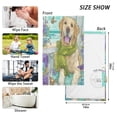 thumbnail image 3 of Wobogo Golden Retriever Face Towel Soft Breathable Cotton Towel Set for Bathroom Kitchen Hotel Spa Gift Decor, 3 of 7