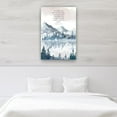 thumbnail image 3 of Bible Verse Wall Art Psalm 27 1 Poster Mountain Wall Art Prints Giclee On Canvas Artwork For Bedroom Unframed 24×36 in, 3 of 5