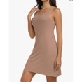 thumbnail image 3 of Mist Azur Women Full Slip for Under Dress Sleeveless Wide Straps Mini Slip Dress Nightgown 3761, 3 of 3